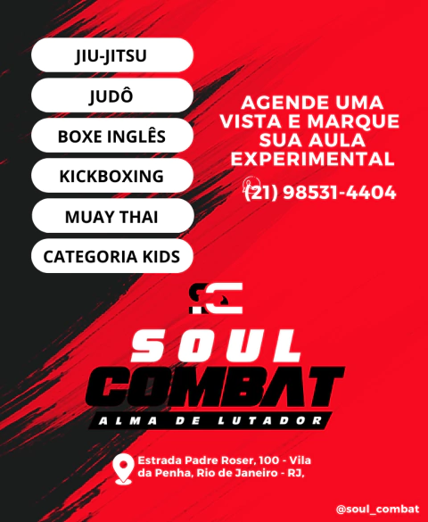 Soul Combat - Muay Thai Kickboxing Boxe Jiujitsu Judô - Vila da Penha academy photo