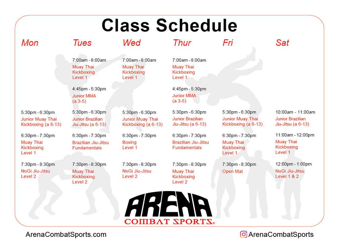 Arena Combat Sports | Muay Thai Kickboxing | Brazilian Jiu-Jitsu | Boxing