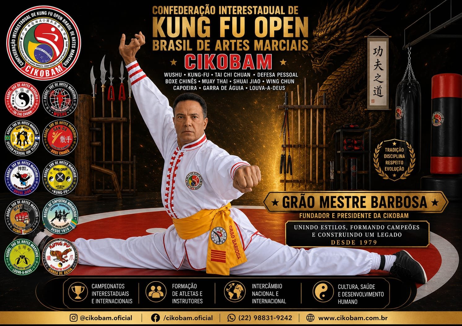 Main image of Assoc.Shaolin Kung fu de Artes Marciais巴西聖保羅中國功夫武術學院 Santo Amaro, Sp