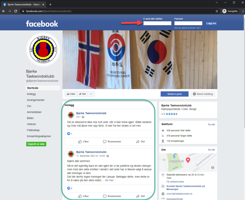 Main image of Bjerke Taekwondoklubb