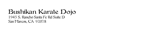Bushikan Karate Dojo