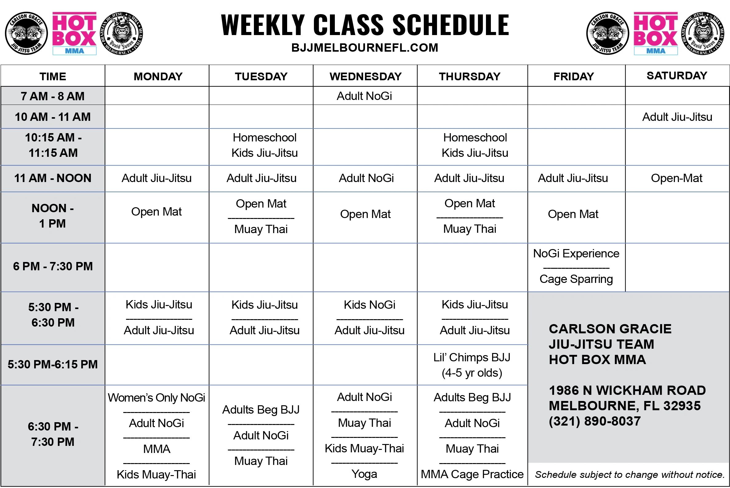 Carlson Gracie JiuJitsu Hot Box MMA