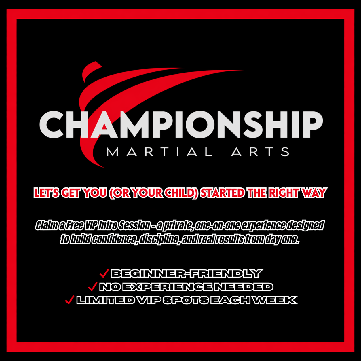 Main image of Championship Martial Arts Portage