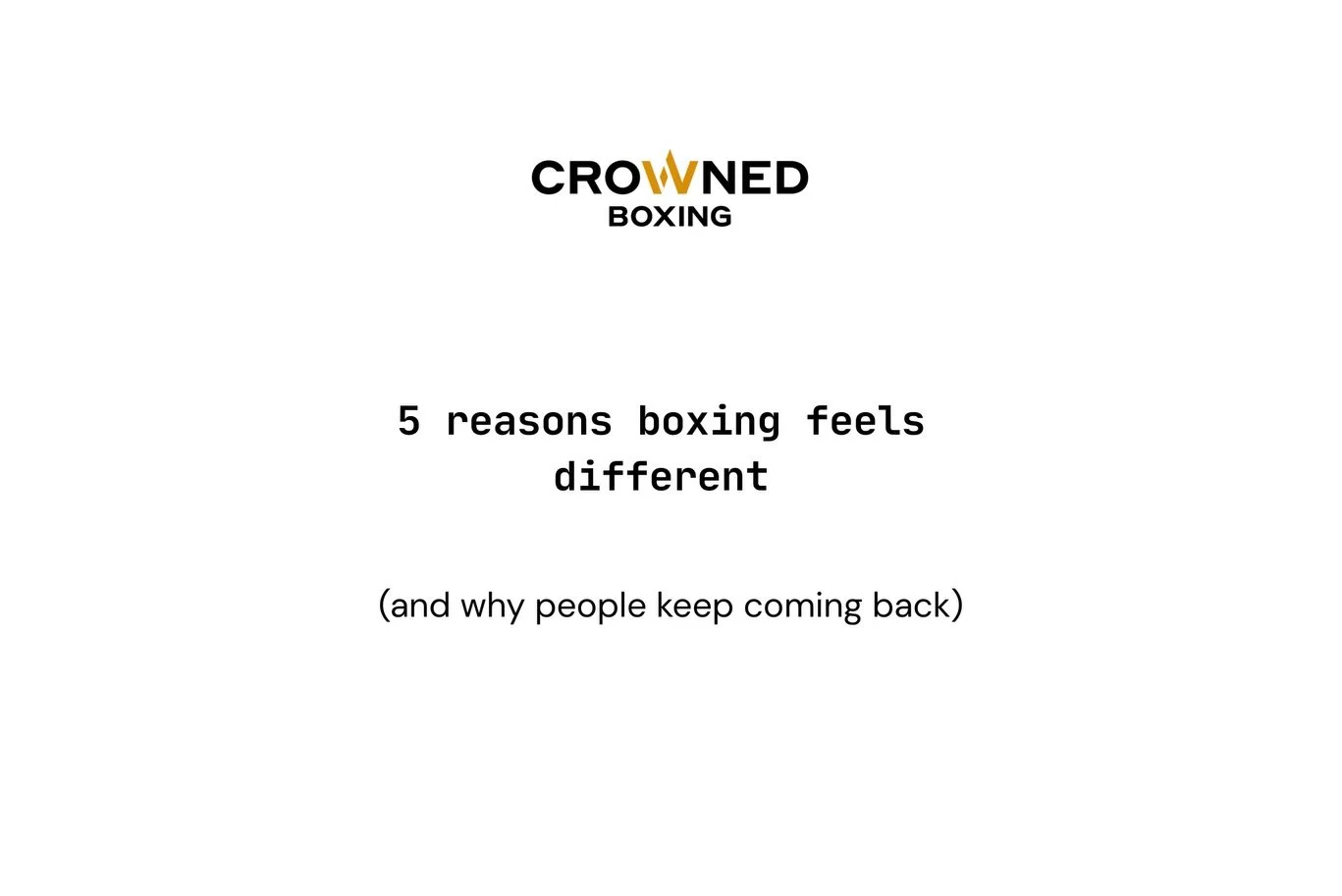Crowned Boxing academy image