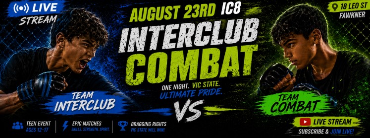Banner for Interclub Combat Event 8