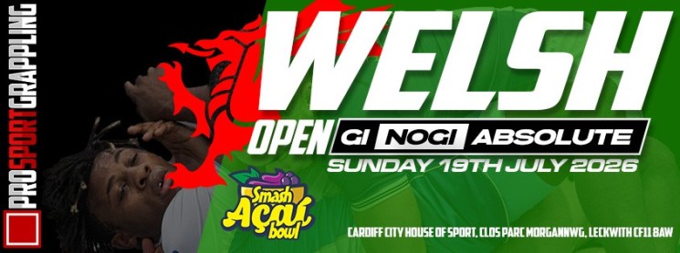 Banner for Pro Sport Grappling - 2026 Welsh Open