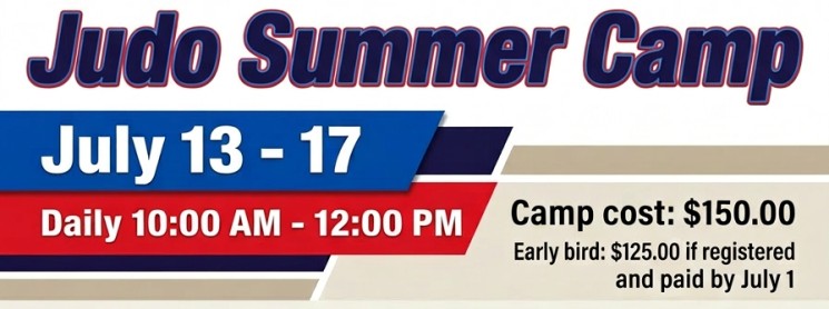 Banner for Judo Summer Camp