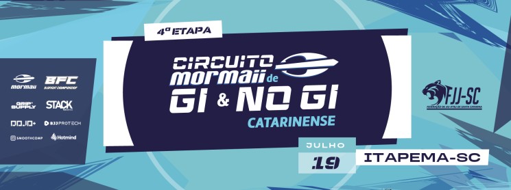 Banner for 4ª ETAPA CIRCUITO MORMAII GI & NOGI 2026