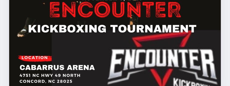 Banner for ENCOUNTER COMBAT KICKBOXING: November 7, 2026 - Concord, NC