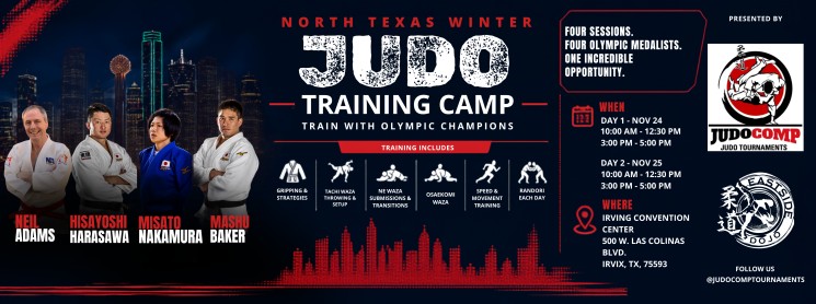 Banner for 2026 North Texas Winter Judo Training Camp