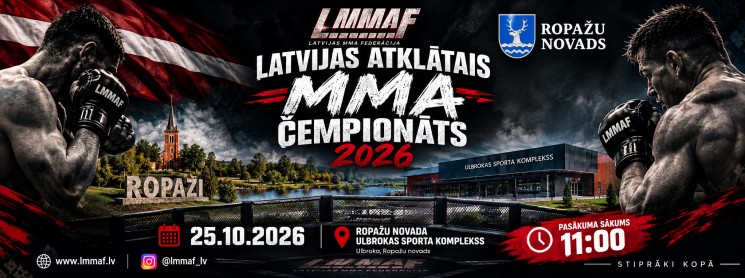 Banner for Latvian Open MMA Championship 2026