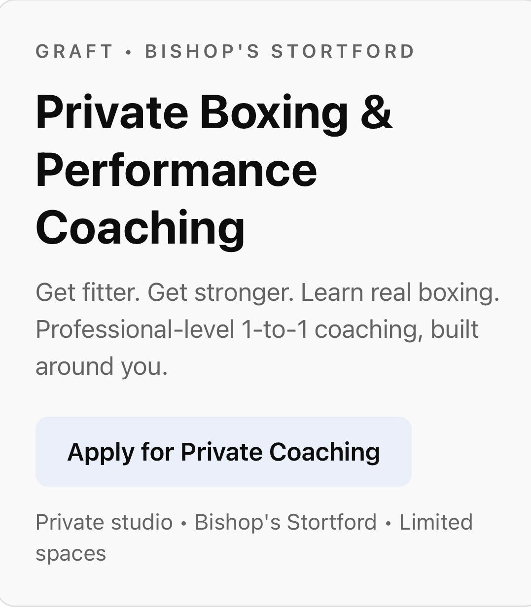 Main image of GRAFT Bishop's Stortford