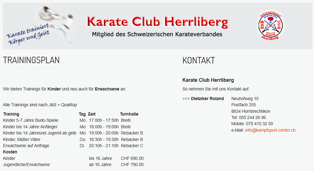 Main image of Karate Club Herrliberg