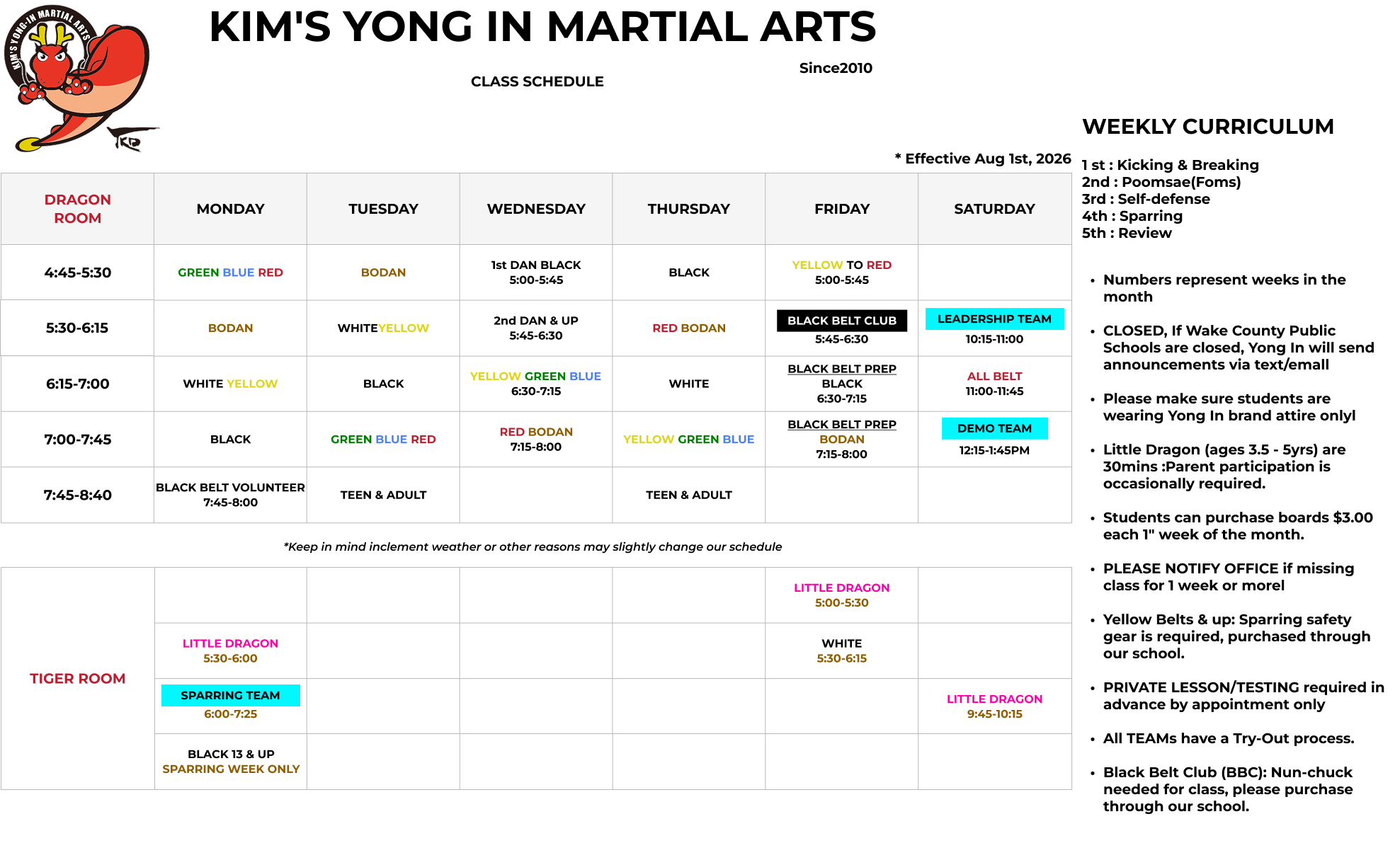 Main image of Kim's Yong-In Martial Arts