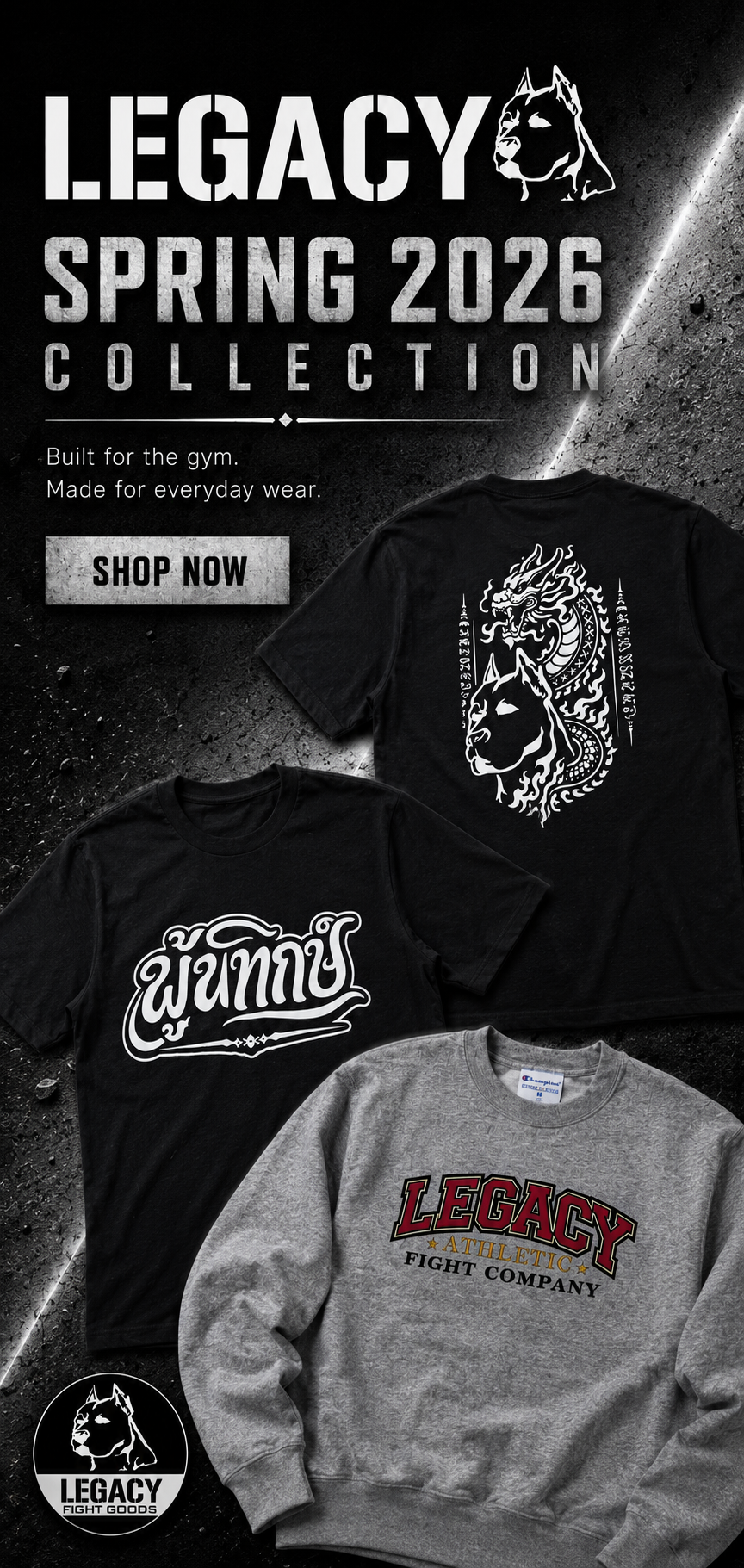 Legacy Fight Goods – Boxing, Muay Thai & BJJ Gear academy photo