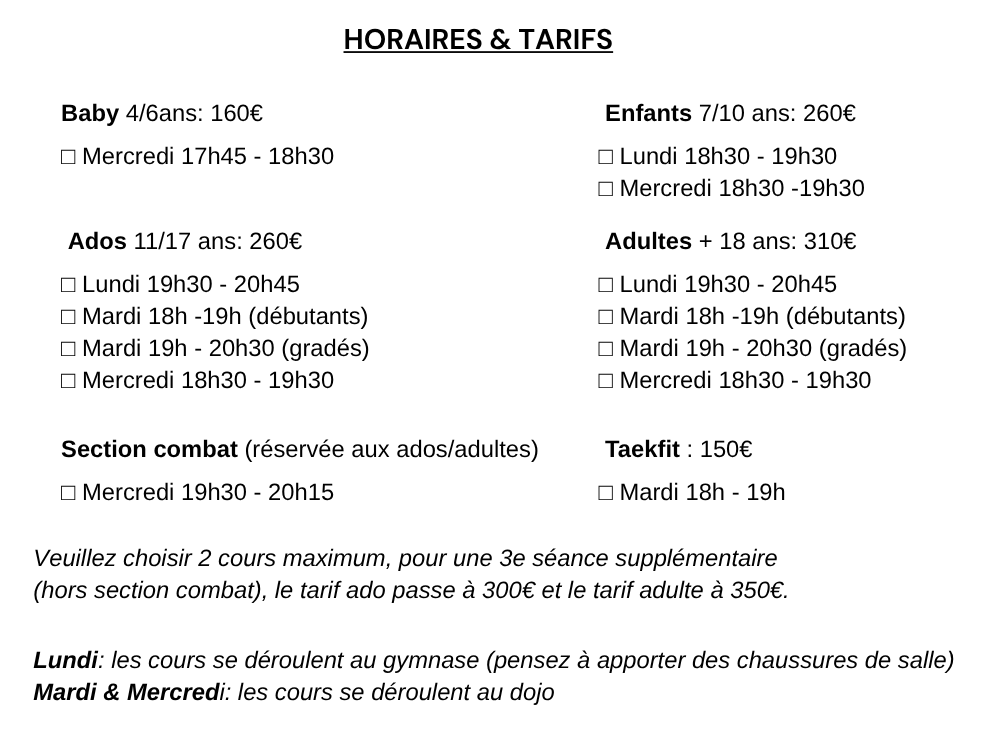 Main image of LEGS Taekwondo Club Sannois