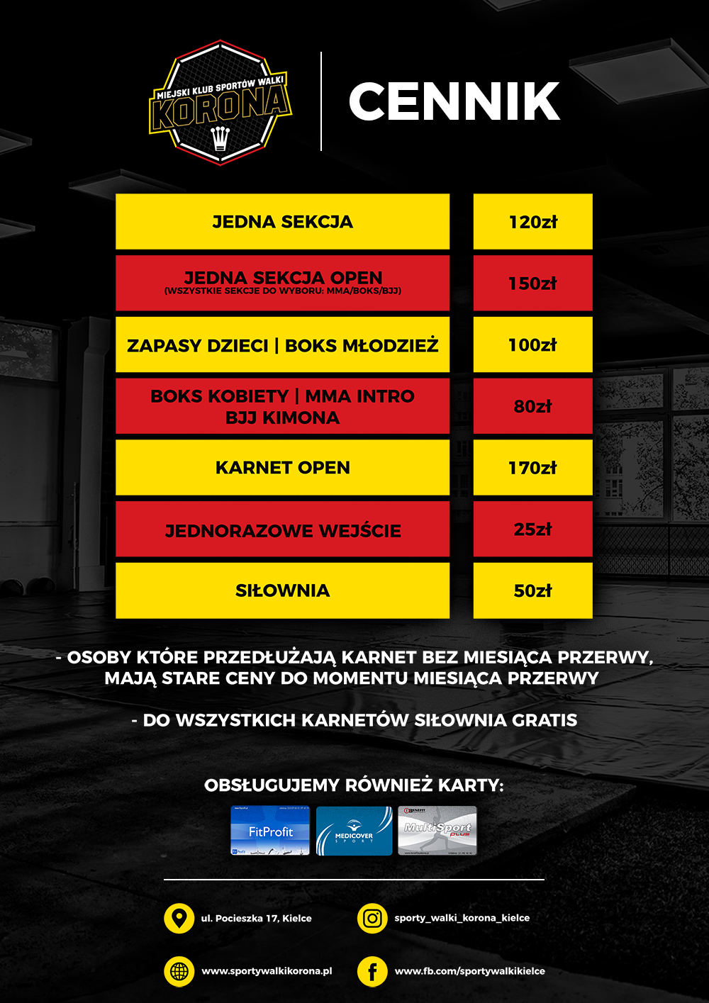 Main image of Miejski Klub Sportów Walki Korona Kielce