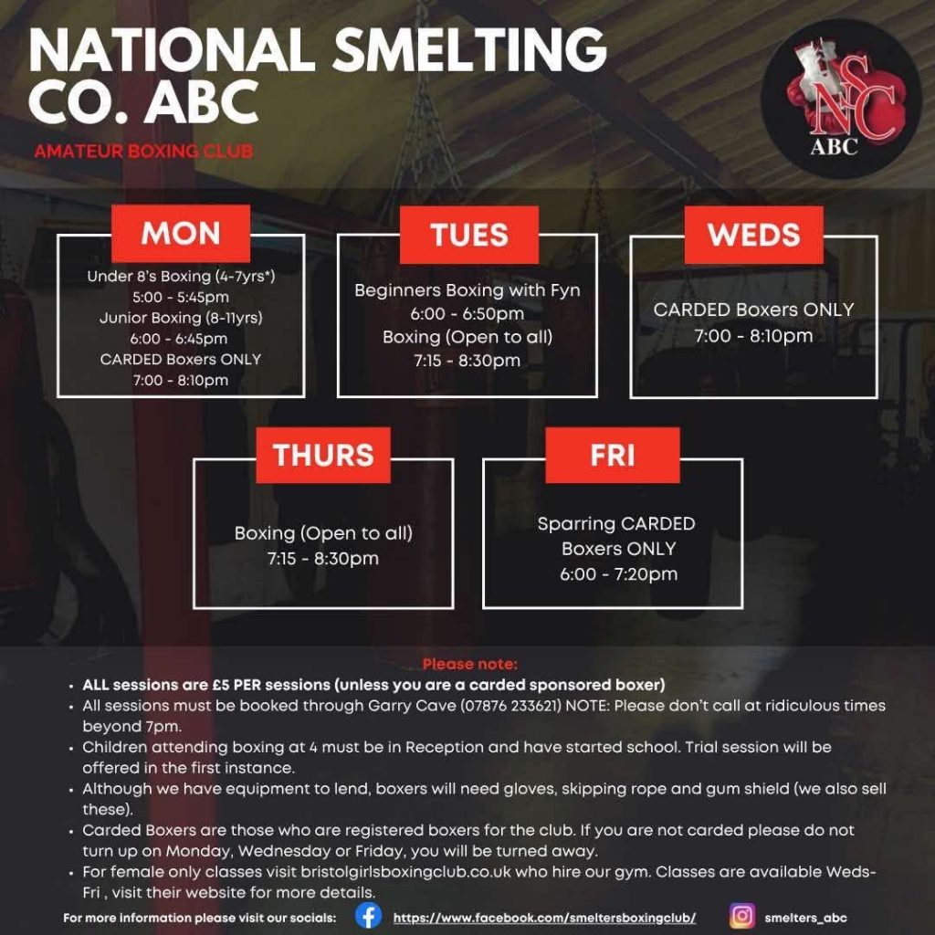 National Smelting Company Boxing Club academy photo