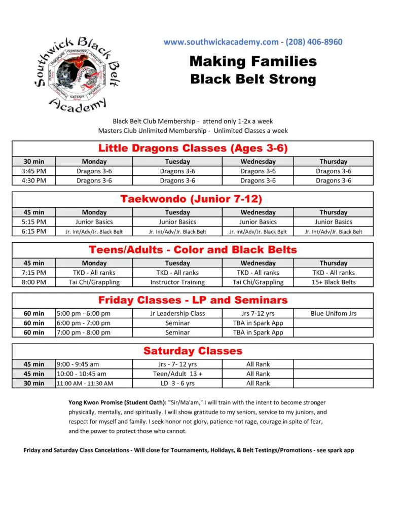 Main image of Southwick Black Belt Academy
