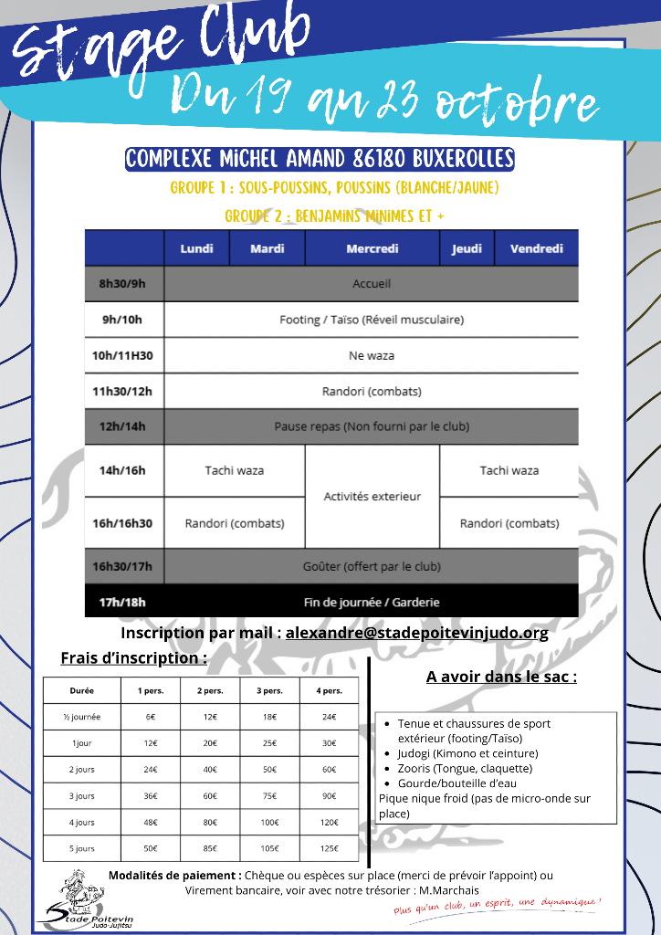 Main image of Stage Poitevin Judo Jujitsu
