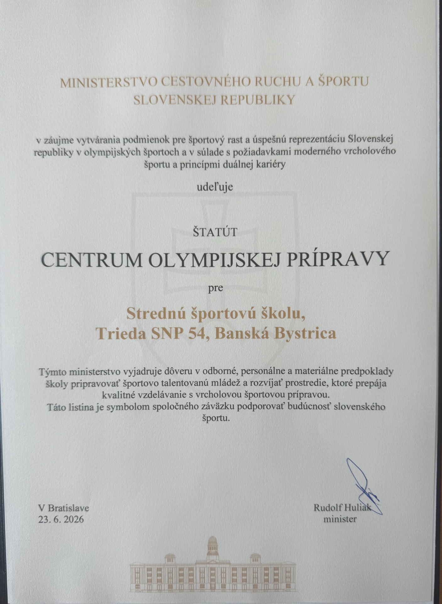 Main image of Stredná škola bojových umení