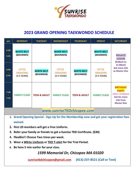 Main image of Sunrise Taekwondo