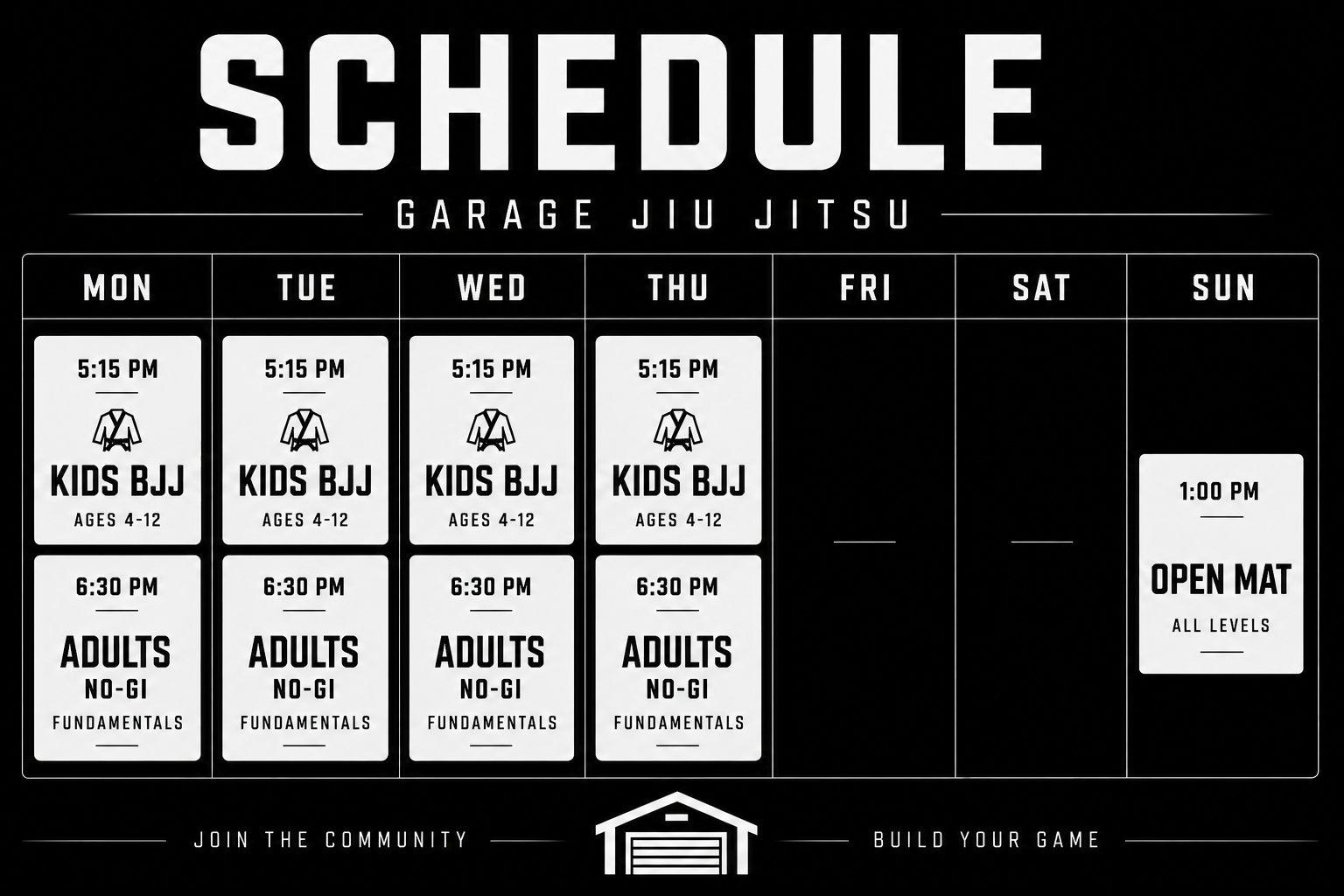 The Garage Jiu-Jitsu