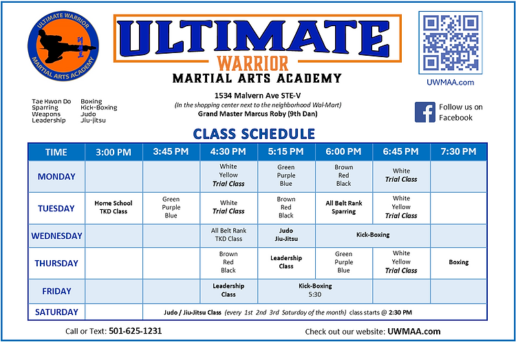 Main image of Ultimate Warrior Martial Arts Academy